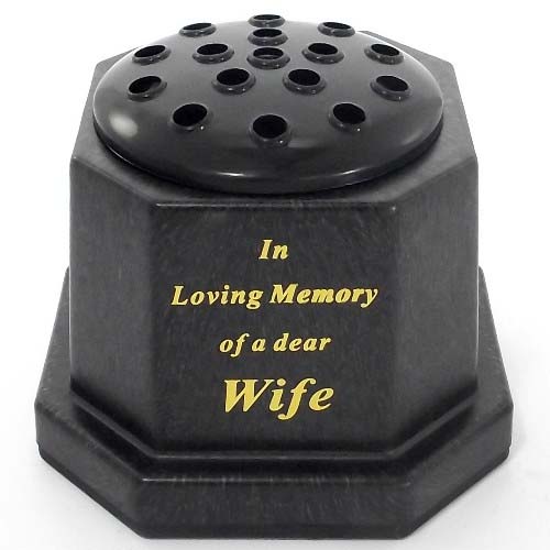Memorial Grave Vase - Wife